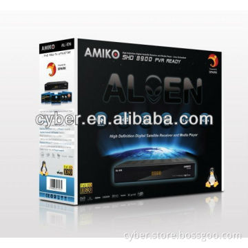 European Amiko shd 8900 alien HD amiko alien 8900 hd SHD/ 3G Amiko 8900 support 3G modem,wifi, pvr, youtube